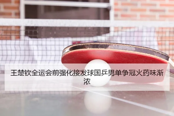王楚钦全运会前强化接发球国乒男单争冠火药味渐浓